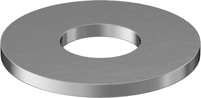 18-8 Paslanmaz Çelik ASME Pul, 3/8" Vida Boyutu için, Standart ASME Tanımı
