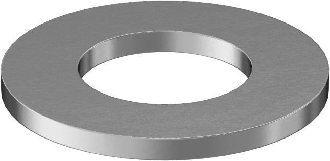 18-8 Paslanmaz Çelik ASME Pul, 1/2" Vida Boyutu için, Dar ASME Tanımı