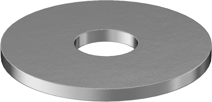 18-8 Paslanmaz Çelik ASME Pul, 1/2" Vida Boyutu için, Geniş ASME Tanımı