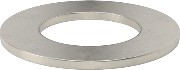18-8 Paslanmaz Çelik ASME Pul, 1-1/2" Vida Boyutu için, Dar ASME Tanımı