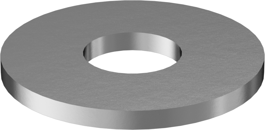 18-8 Paslanmaz Çelik ASME Pul, 1-1/4" Vida Boyutu için, Geniş ASME Tanımı
