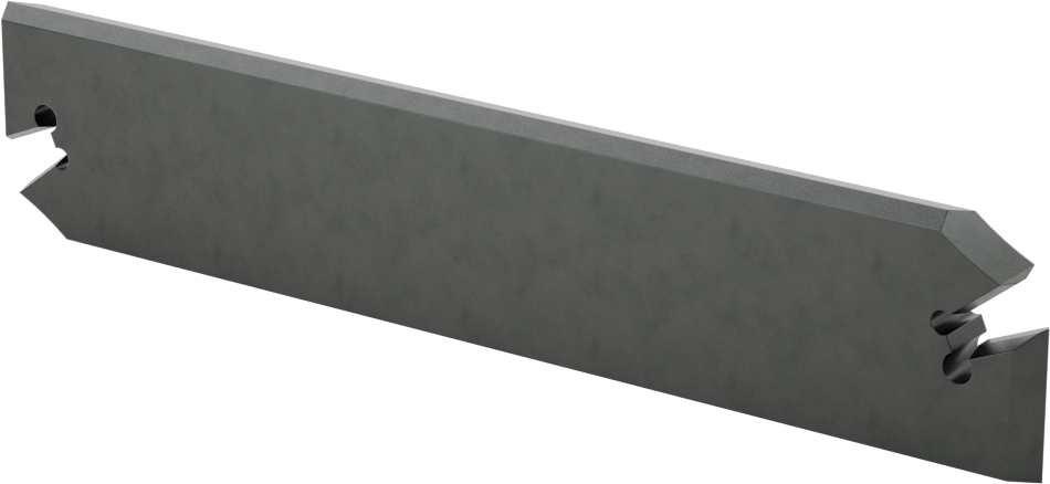 Kesme ve Yiv Açma Karbür Uçları için Tutucu, Bıçak Stili, 5,5" Maksimum Kesme Derinliği, 5-7/8“ Uzunluk x 0,312” Genişlik