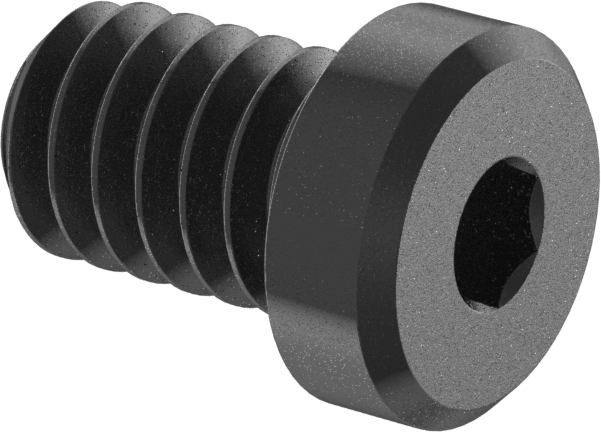 Alaşımlı Çelik Düşük Profilli Soket Başlı Vida, Altıgen Tahrik, Siyah Oksit, 1/4"-20 Diş Boyutu, 3/8" Uzunluk