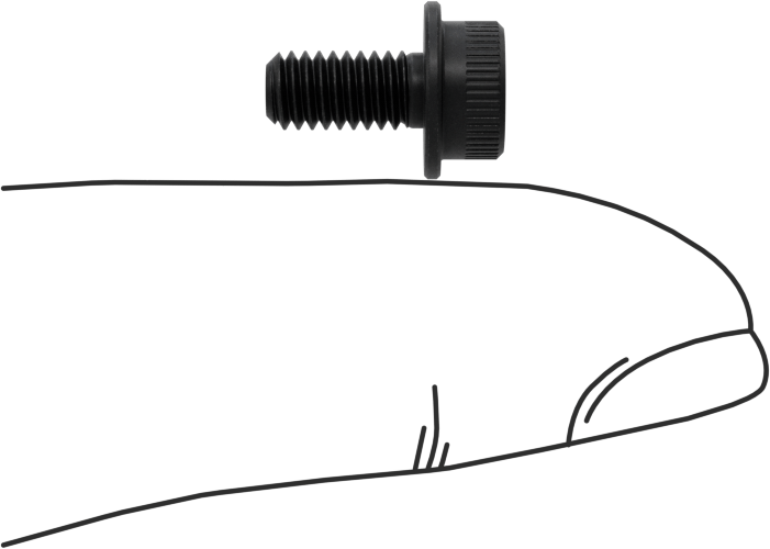 Flanşlı Soket Başlı Vida, M4 x 0,7 mm Diş, 8 mm Uzunluk