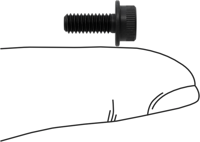 Flanşlı Soket Başlı Vida, M4 x 0,7 mm Diş, 10 mm Uzunluk