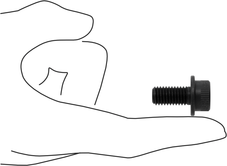 Flanşlı Soket Başlı Vida, M10 x 1,5 mm Diş, 20 mm Uzunluk