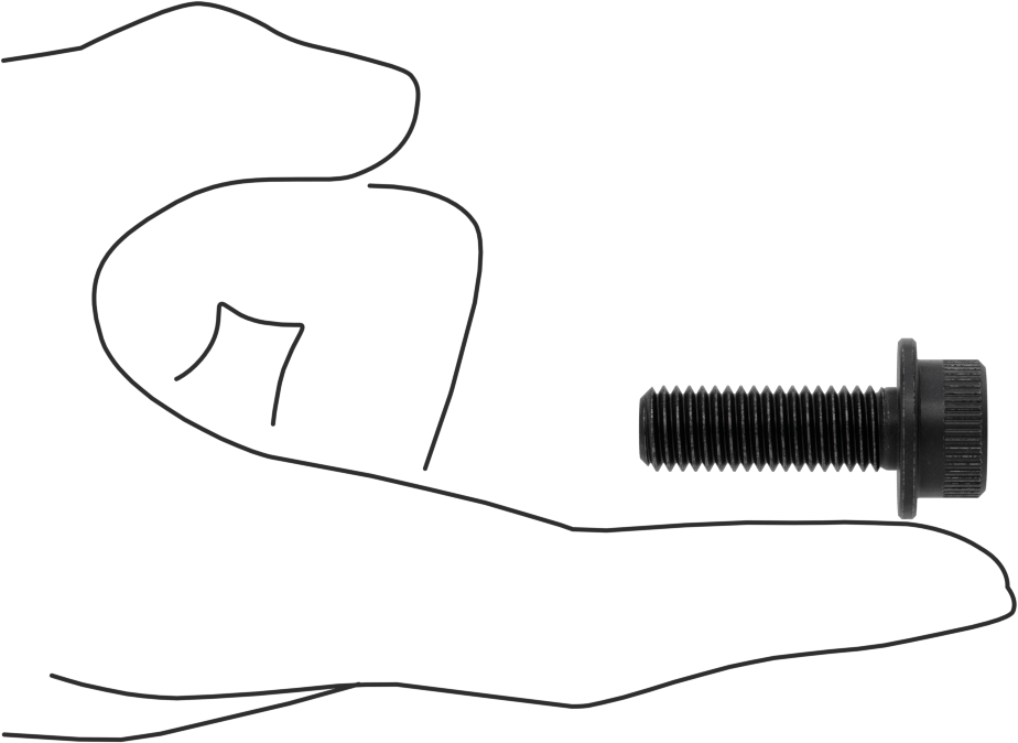 Flanşlı Soket Başlı Vida, M10 x 1,5 mm Diş, 30 mm Uzunluk