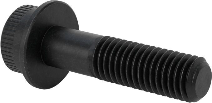 Flanşlı Soket Başlı Vida, M10 x 1,5 mm Diş, 40 mm Uzunluk