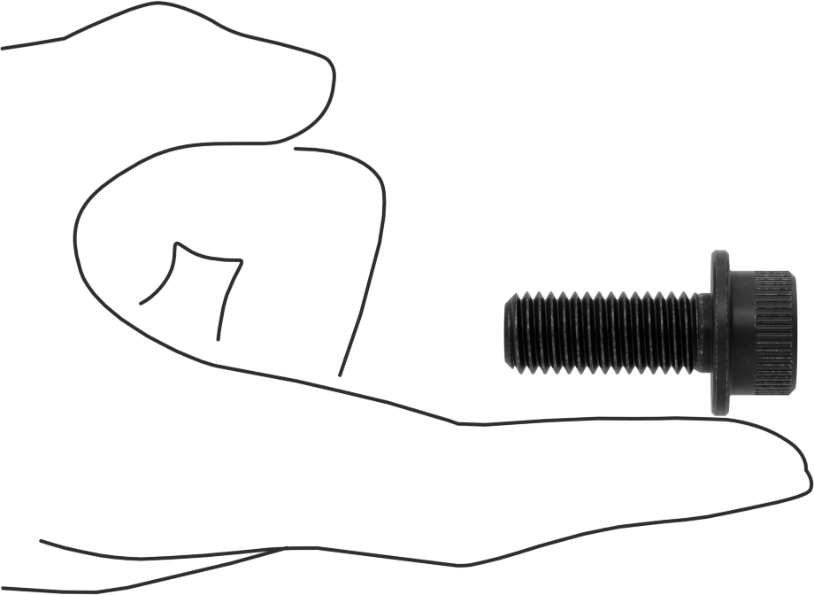 Flanşlı Soket Başlı Vida, M12 x 1,75 mm Diş, 30 mm Uzunluk