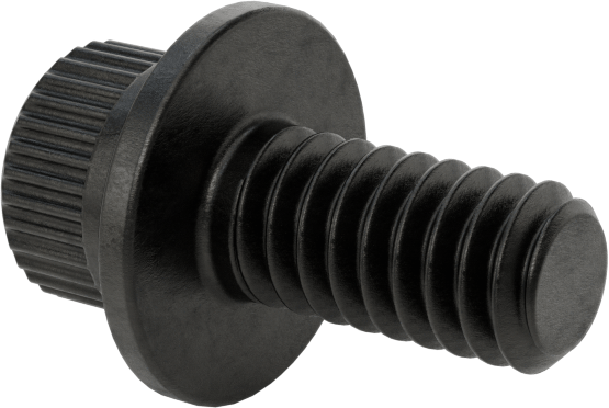 Flanşlı Soket Başlı Vida, 1/4"-20 Diş Boyutu, 1/2" Uzunluk