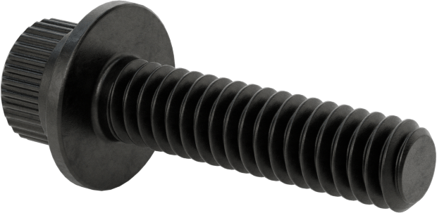 Flanşlı Soket Başlı Vida, 1/4"-20 Diş Boyutu, 1" Uzunluk