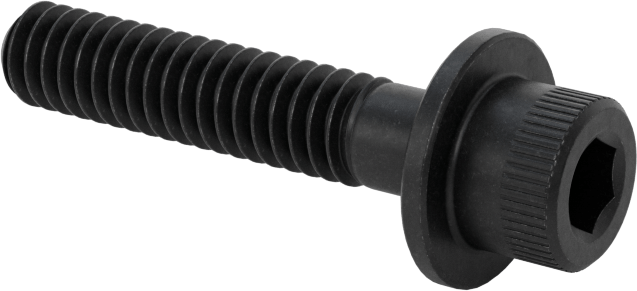 Flanşlı Soket Başlı Vida, 1/4"-20 Diş Boyutu, 1-1/4" Uzunluk