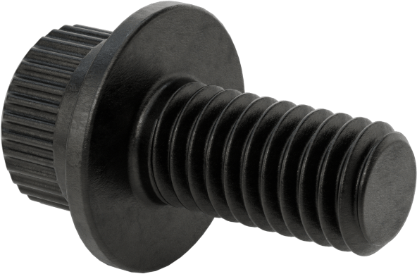 Flanşlı Soket Başlı Vida, 3/8"-16 Diş Boyutu, 3/4" Uzunluk