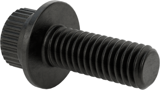 Flanşlı Soket Başlı Vida, 3/8"-16 Diş Boyutu, 1" Uzunluk