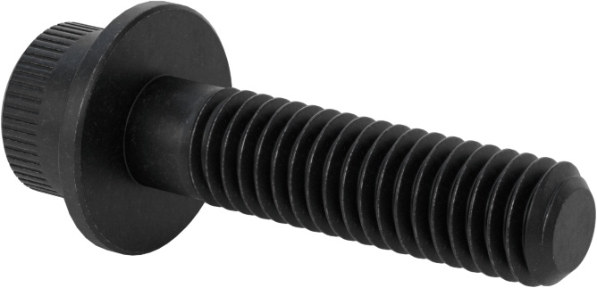 Flanşlı Soket Başlı Vida, 3/8"-16 Diş Boyutu, 1-1/2" Uzunluk