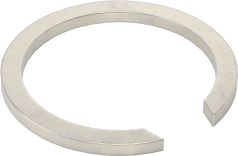 Tek Turlu Spiral Dış Tutma Halkası, 14 mm Dış Çap için, 18-8 Paslanmaz Çelik