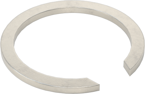 Tek Turlu Spiral Dış Tutma Halkası, 16 mm Dış Çap için, 18-8 Paslanmaz Çelik