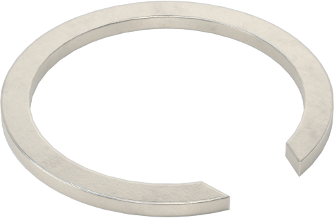 Tek Turlu Spiral Dış Tutma Halkası, 17 mm dış çap için, 18-8 Paslanmaz Çelik