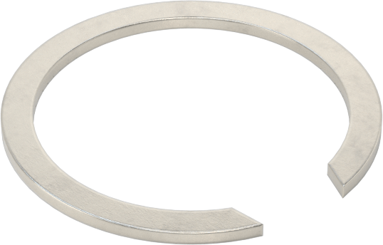 Tek Turlu Spiral Dış Tutma Halkası, 35 mm Dış Çap için, 18-8 Paslanmaz Çelik
