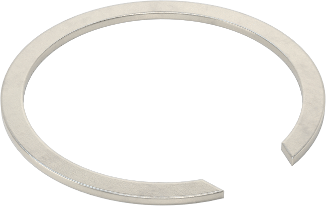Tek Turlu Spiral Dış Tutma Halkası, 80 mm Dış Çap için, 18-8 Paslanmaz Çelik
