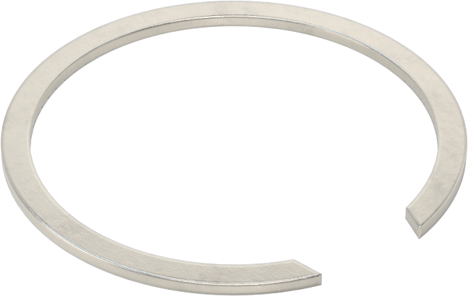 Tek Turlu Spiral Dış Tutma Halkası, 95 mm Dış Çap için, 18-8 Paslanmaz Çelik