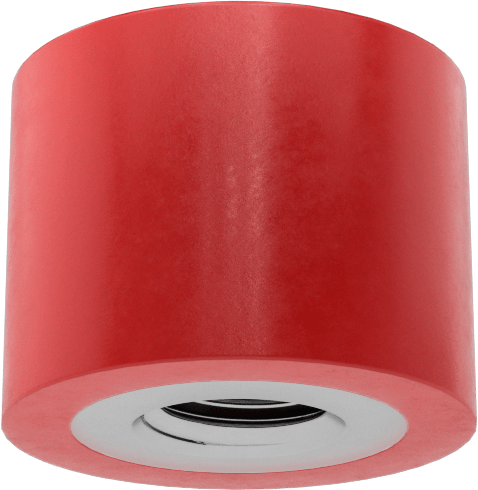 Poliüretan Kauçuk Dişli Tampon, Güçlendirilmiş, 1/4“ Derin 5/16”-24 Dişli Delik, Durometer 50A
