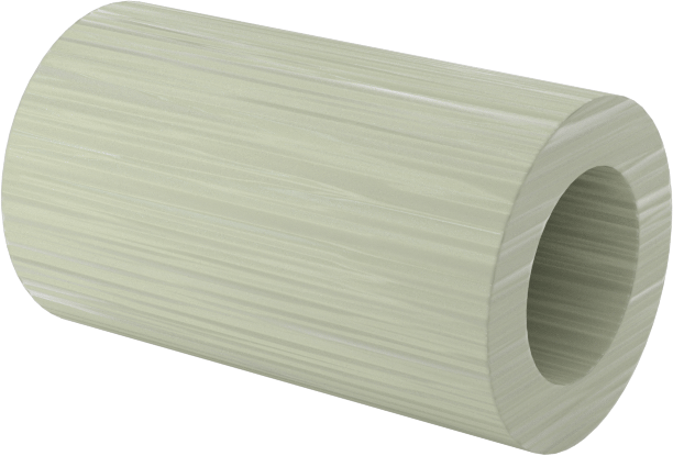 Elektrik Yalıtımlı Dişsiz Ara Parça, G-10/FR4 Garolit, 3/16" OD, 5/16" Uzunluk