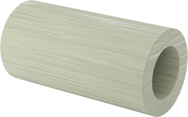 Elektrik Yalıtımlı Dişsiz Ara Parça, G-10/FR4 Garolit, 3/16" OD, 3/8" Uzunluk