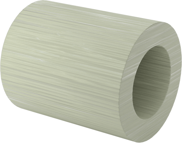 Elektrik Yalıtımlı Dişsiz Ara Parça, G-10/FR4 Garolit, 5/16" OD, 3/8" Uzunluk