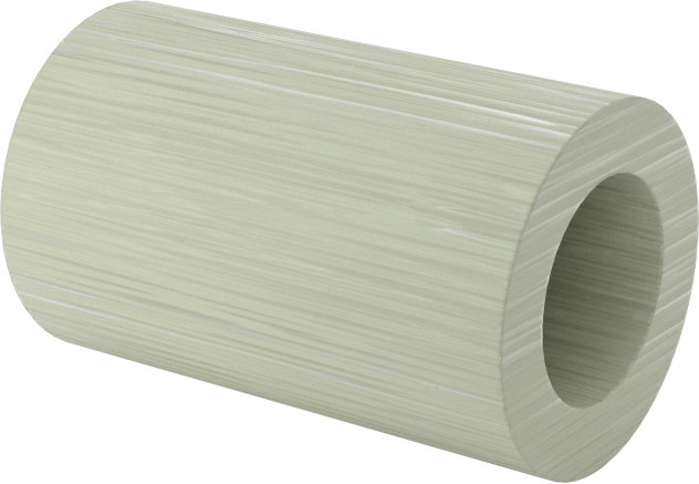Elektrik Yalıtımlı Dişsiz Ara Parça, G-10/FR4 Garolit, 5/16" OD, 1/2" Uzunluk