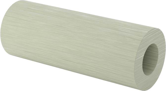 Elektrik Yalıtımlı Dişsiz Ara Parça, G-10/FR4 Garolit, 3/8" OD, 1" Uzunluk
