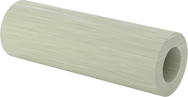 Elektrik Yalıtımlı Dişsiz Ara Parça, G-10/FR4 Garolit, 1/4" OD, 3/4" Uzunluk, 6 Numaralı Vida için