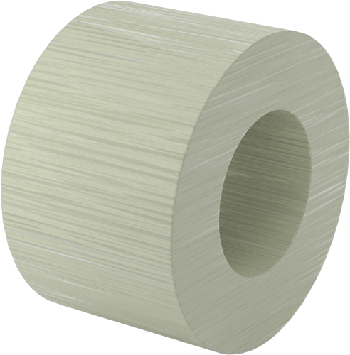 Elektrik Yalıtımlı Dişsiz Ara Parça, G-10/FR4 Garolit, 1/2" OD, 5/16" Uzunluk, 1/4" Vida için