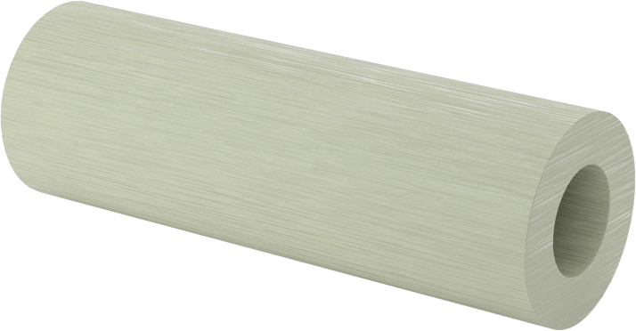 Elektrik Yalıtımlı Dişsiz Ara Parça, G-10/FR4 Garolit, 1/2" OD, 1-1/2" Uzunluk, 1/4" Vida için