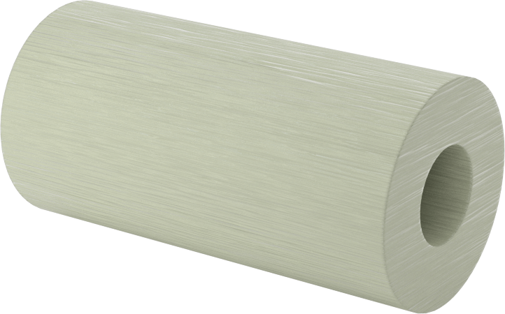 Elektrik Yalıtımlı Dişsiz Ara Parça, G-10/FR4 Garolit, 3/4" OD, 1-1/2" Uzunluk, 5/16" Vida için