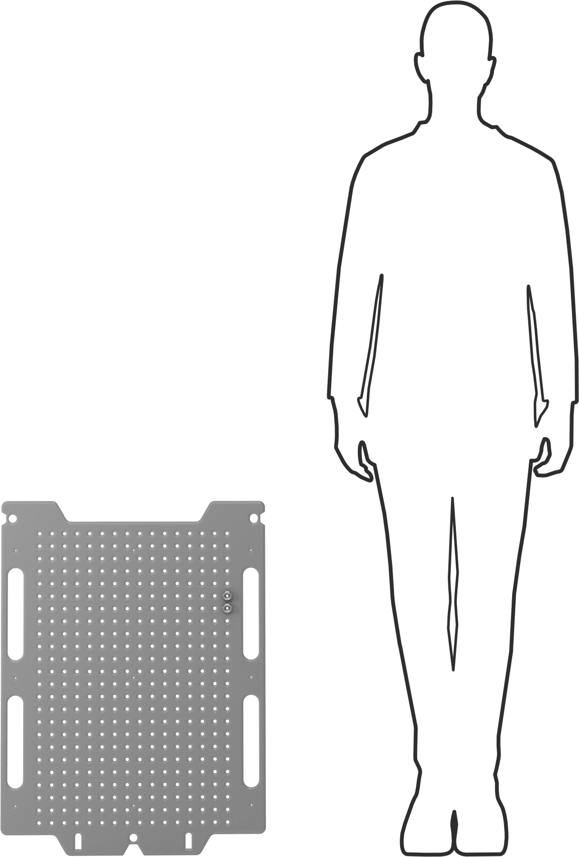 Robot İş İstasyonları ve Robot Makine Besleme İstasyonu için Sabitleme Plakası