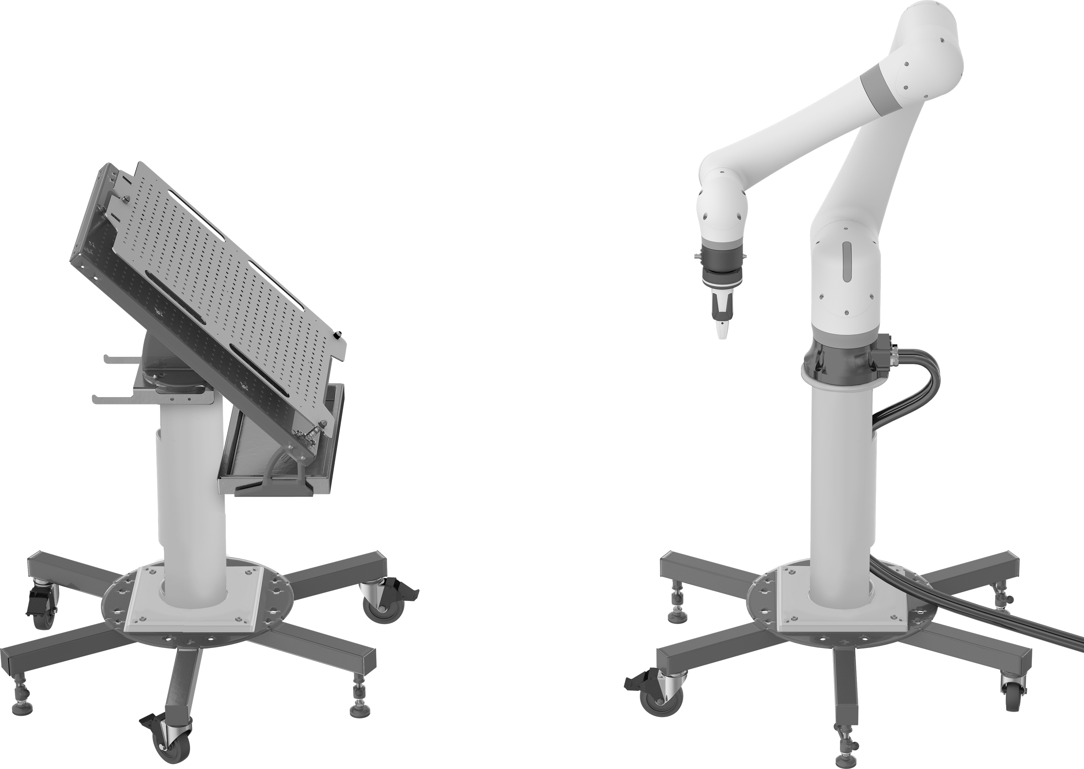 Robot İş İstasyonu için Toplama Haznesi