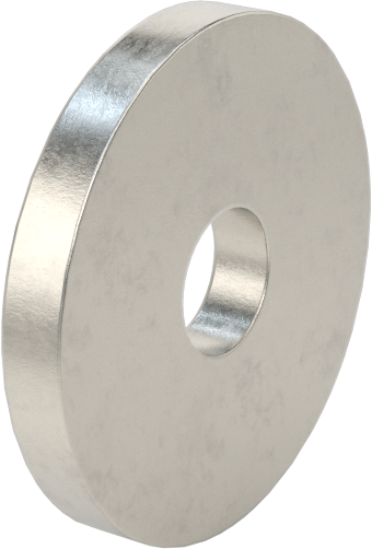 18-8 Paslanmaz Çelik Dişsiz Ara Parça, 1/2" OD, 1/16" Uzunluk, 6 numaralı vida boyutu için