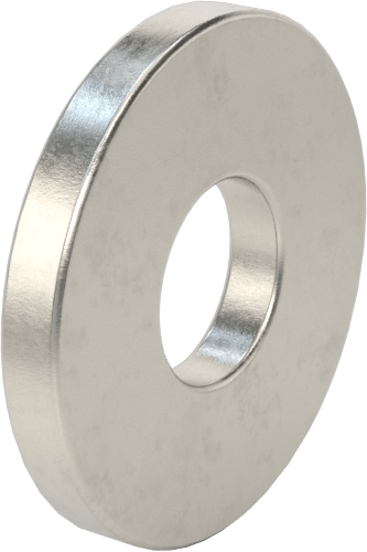 18-8 Paslanmaz Çelik Dişsiz Ara Parça, 1/2" OD, 1/16" Uzunluk, 10 Numaralı Vida Boyutu için