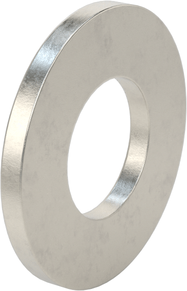 18-8 Paslanmaz Çelik Dişsiz Ara Parça, 1-1/2" OD, 1/8" Uzunluk, 3/4" Vida Boyutu için