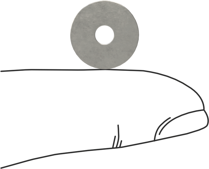 18-8 Paslanmaz Çelik Dişsiz Ara Parça, 1/2" OD, 1/8" Uzunluk, 6 numaralı vida boyutu için