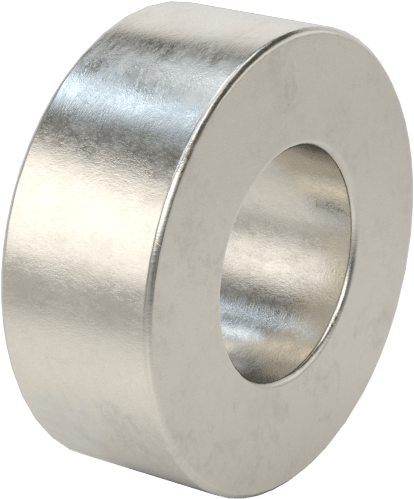 18-8 Paslanmaz Çelik Dişsiz Ara Parça, 1/2" OD, 3/16" Uzunluk, 1/4" Vida Boyutu için