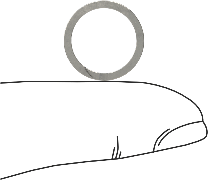 Ağır Hizmet Tipi Spiral Dış Tutma Halkası, 13 mm Dış Çap için, 18-8 Paslanmaz Çelik