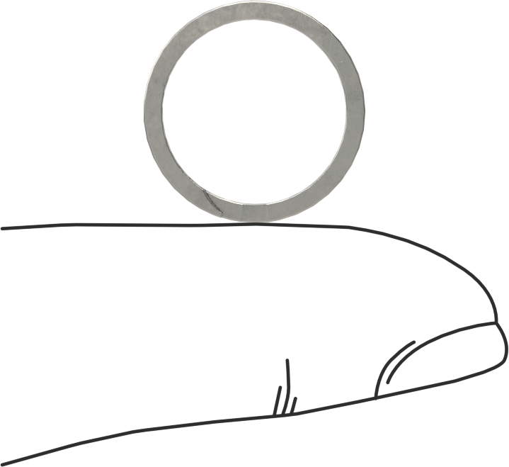 Ağır Hizmet Tipi Spiral Dış Tutma Halkası, 15 mm Dış Çap için, 18-8 Paslanmaz Çelik