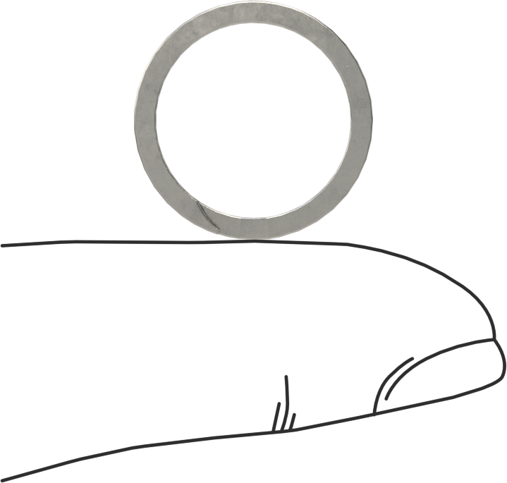 Ağır Hizmet Tipi Spiral Dış Tutma Halkası, 16 mm Dış Çap için, 18-8 Paslanmaz Çelik