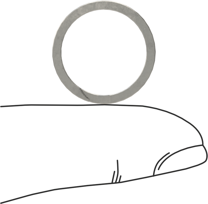 Ağır Hizmet Tipi Spiral Dış Tutma Halkası, 17 mm dış çap için, 18-8 Paslanmaz Çelik
