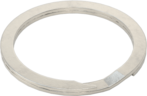 Ağır Hizmet Tipi Spiral Dış Tutma Halkası, 19 mm Dış Çap için, 18-8 Paslanmaz Çelik