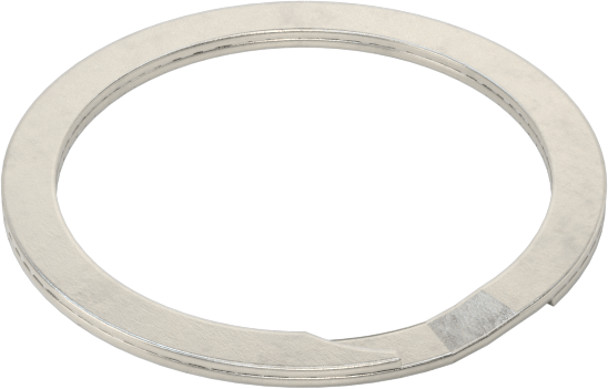 Ağır Hizmet Tipi Spiral Dış Tutma Halkası, 40 mm Dış Çap için, 18-8 Paslanmaz Çelik