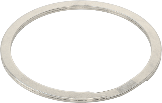 Ağır Hizmet Tipi Spiral Dış Tutma Halkası, 75 mm dış çap için, 18-8 Paslanmaz Çelik