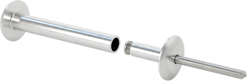 Her İki Tarafı Kubbeli Kör Perçinler, Alüminyum, 1/4" Çap, 1,875“- 2,125” Malzeme Kalınlığı için